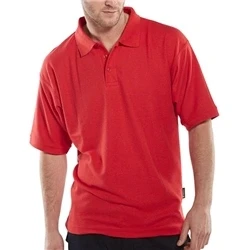 Image of Click Polo Shirt Red Large