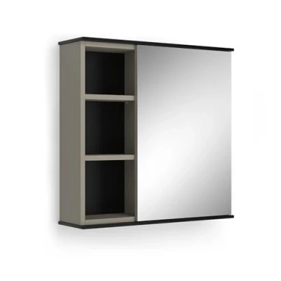 Image of Vicco Bathroom mirror cabinet Joli, Greige, 60 x cm with