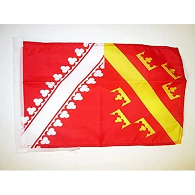 Image of AZ Flag Alsace Old 18&#039;&#039; x 12&#039;&#039; 100% Polyester Former Small Banner with Two Cords Fade Resistant Vivid Colors 18x12 in 45x30 Cm
