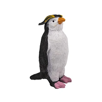 Image of Rep Pals Rock Hopper Penguin, stretchy Toy from Deluxebase. Super animal replicas that feel real, great for kids