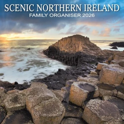 Image of 2026 Northern Ireland Calendar: Scenic Family Organiser Square Wall Calendar Month to View 12 Months