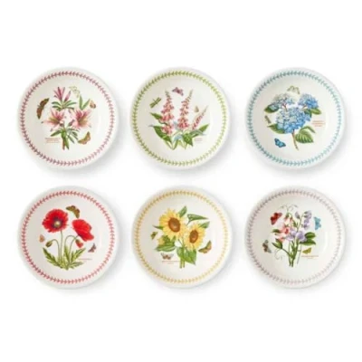 Image of Portmeirion Botanic Garden Meadow Set of 6 Pasta Bowls