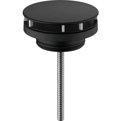 Image of hansgrohe Waste non closing for washbasins, matt black, 50001670