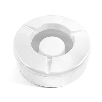 Image of Chio 9002001 Ashtray Melamine Windproof, 12.5 cm, White, 12 x 5 cm