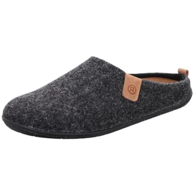 Image of Rohde Men&#039;s Tivoli h Slipper, 82 Anthracite, 7.5 UK