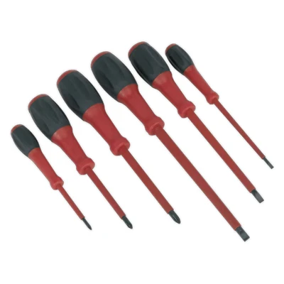 Image of Siegen Screwdriver Set 7pc Electrician&#039;s VDE Approved