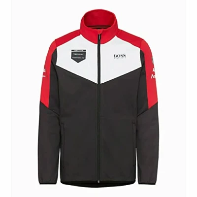 Image of Porsche Motorsport Mens Formula E Softshell Black 2XL