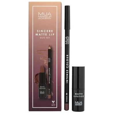 Image of MUA SINCERE MATTE LIP SET (INTENSE COLOUR LINER &amp; LIPSTICK SINCERE)