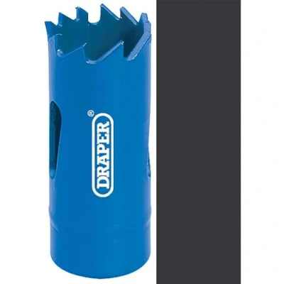 Image of Draper 41070 Expert HSS Bi Metal Holesaw Blade, 20mm, Blue