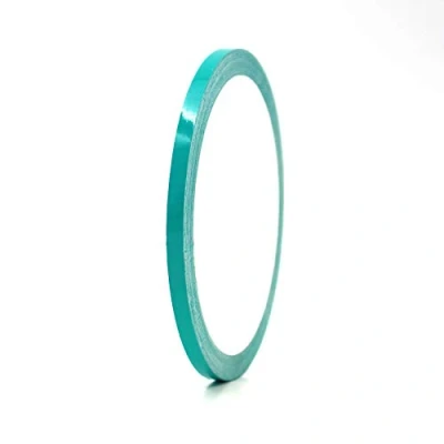 Image of Finest Folia 10 Metre Decorative Strips for Car, Motorcycle, Boat, Model Making, Choice of Colours, Strips, Side Adhesive (Turquoise, 4 mm Width)
