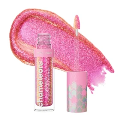 Image of Wet n Wild Chameleon Chrome Lip Foil, Bold Light Reflecting Gloss, Iridescent Finish for a Multidimensional Shine, Non Sticky Smooth Formula, Halo&#039;s Way
