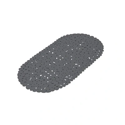 Image of Douceur d&#039;Intérieur Bath Mat Pebble Design 69 x 36 1 cm anthracite