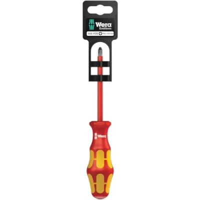 Image of Wera 05100012001 2 x 100 mm &quot;162 i PH VDE&quot; Insulated Screwdriver for Phillips Screws Silver