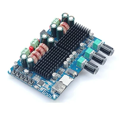 Image of DollaTek TPA3116 50W*2+100W 2.1 Vehicle bluetooth Receivers Board Dual Channel Power AmplifierChannel Digital Subwoofer Amplifier DC12V 26V