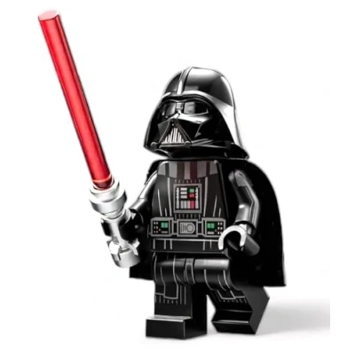 Image of LEGO Star Wars: Darth Vader Minifigure with Lightsaber and Extra Black Cape