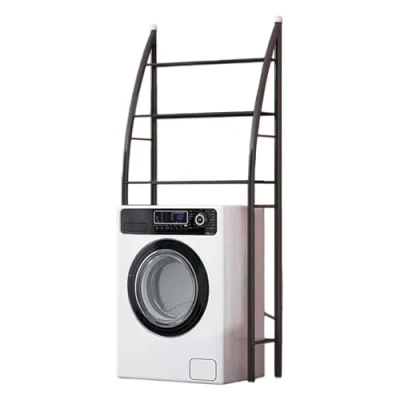 Image of HUIFACAI Adjustable Bathroom Shelf Practical Over Washing Machine Storage Rack Space Saver Organizer for Laundry Room