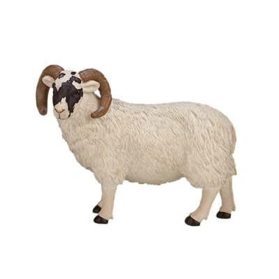 Image of MOJO Black Faced Sheep Hand Painted Toy Figure Farmland Collection True to Life &amp; Highly Detailed Designed in UK