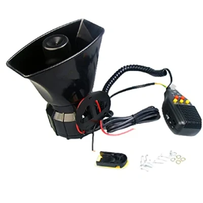 Image of YIYIDA car Horn Siren speaker Electric recording 100W 130DB vehicle with Mic PA system emergency sound Loud for any 12V truck boat ect