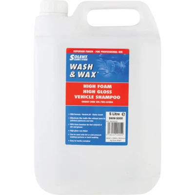 Image of Solent Cleaning SWW 5000 Wash &amp; Wax 5L