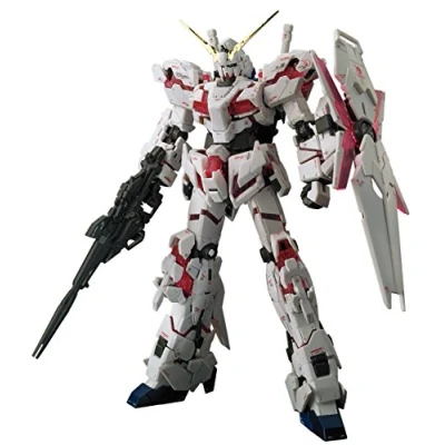 Image of Bandai Hobby RG 1/144 Unicorn Gundam UC Model Kit Figure, Multi Colored, 8&quot; (BAN216741)
