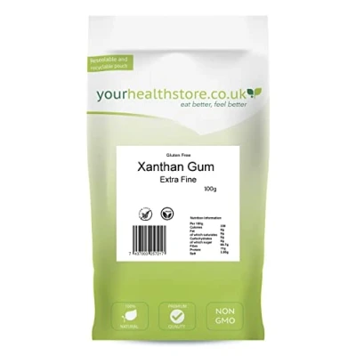 Image of yourhealthstore Gluten Free Xanthan Gum 100g, Non GMO.