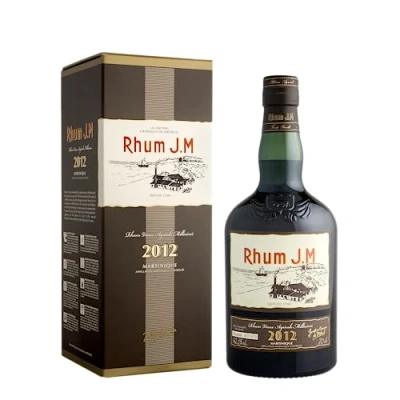 Image of JM Rhum J.M. Vieux Millesime 2012: aged Agricole AOC/Distilled, and bottled in Martinique / 42.3% vol 70cl