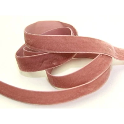 Image of Berisfords 36mm Velvet Ribbon Mini roll 5m 9263 Colonial Rose per 5 metre