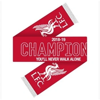 Image of Liverpool Fc Champions women&#039;s Scarf in Red