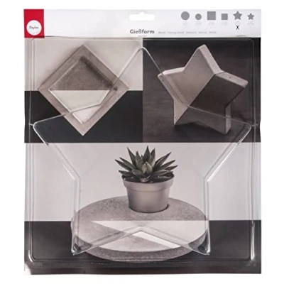 Image of Rayher mould for Creative Cement, Star shaped casting