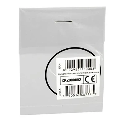 Image of Cressi Unisex Traveller Battery Oring Renata 371 Diam. 36.0 X Diam.1.0 O Ring Caseback, Black, 1.0 UK