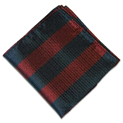 Image of Household Division Silk Non Crease Breast Pocket Regimental Handkerchief