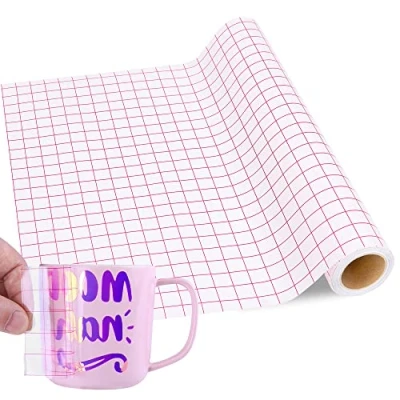 Image of Prime Vinyl Transfer Tape for 12&quot; x 11 ft (30.48 * 335.5cm) Clear Paper Silhouette Cameo, Adhesive Vinyl, Decals