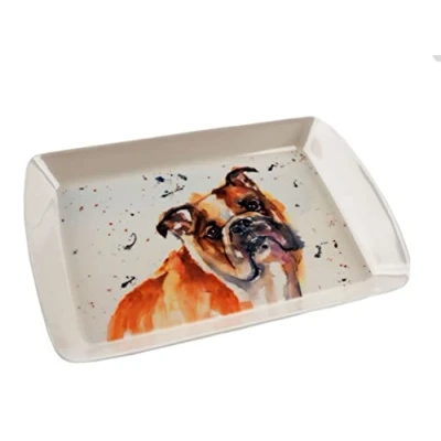 Image of The Leonardo Collection LP48722 Small Tray Bulldog design 1 Pc