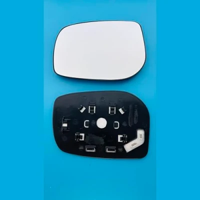 Image of Compatible with TOYOTA VIOS(2005 to 2010), YARIS(2005 2011) Wing Mirror Glass Heated Base Left Hand Passenger Side