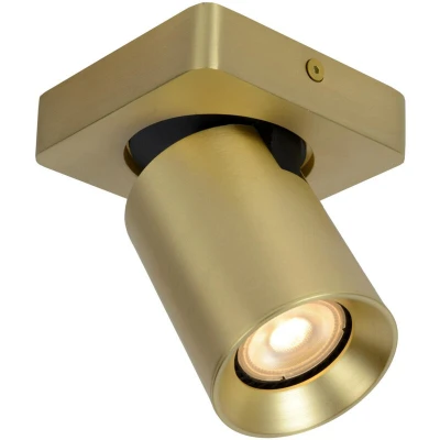Image of Nigel Modern Ceiling Spotlight LED Dim to warm GU10 1x5W 2200K/3000K Matt Gold, Brass