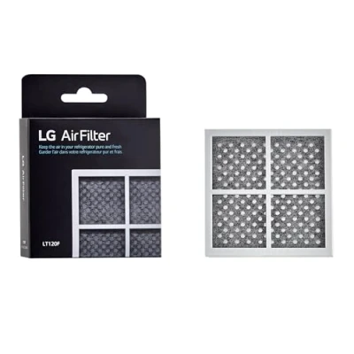 Image of LG 6 Month (LT120F) Replacement Refrigerator Air Filter, 1 Count (Pack of 1), White