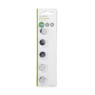 Image of Nedis CR1 620 3V Lithium Button Battery Pack of 5