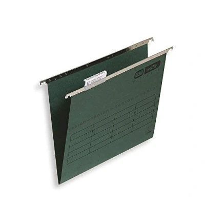 Image of Elba Suspension File Foolscap Green (50 Pack) 100331250