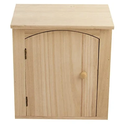 Image of RAYHER Wooden Key Box, Wood Coloured, 18 x 5 22 cm