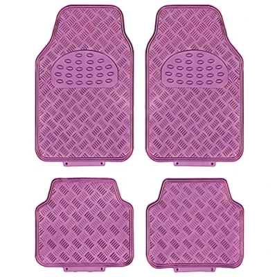 Image of Race Sport APA60PK ALU Aluminium Rubber Cat Mats 4 Piece Set, Pink