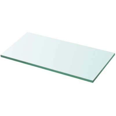Image of vidaXL Shelf Panel Glass Clear 30x12 cm