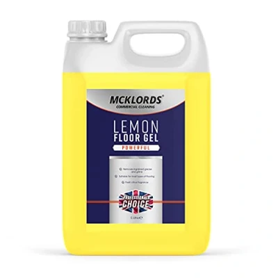 Image of McKLords Lemon Floor Gel, Yellow, 5 Litre