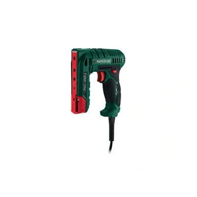 Image of Parkside PHET 15 B1 Electric Nailer/Stapler, Compatible with Standard Nails and Staples.Application: Decoration, Crafts, Home Use Cable Length: 3 m.