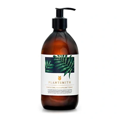 Image of Plantsmith Fortifying Houseplant Tonic, Premium Feed for Indoor Plants, Concentrated Food with Vital Nutrients &amp; Vitamins Healthy Growth Green Leaves 500ml Bottle