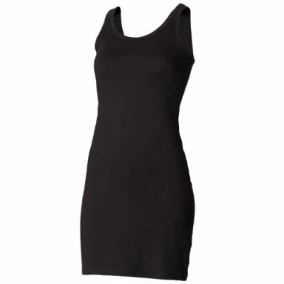 Image of Skinni Fit Ladies Stretch Vest Dress Black 12 (Manufacturer Size:Large)