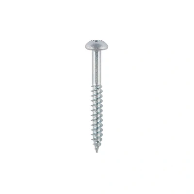 Image of TIMCO PZ2 Round BZP Twin Woodscrews 8 x 2 Zinc Plated Box of 200