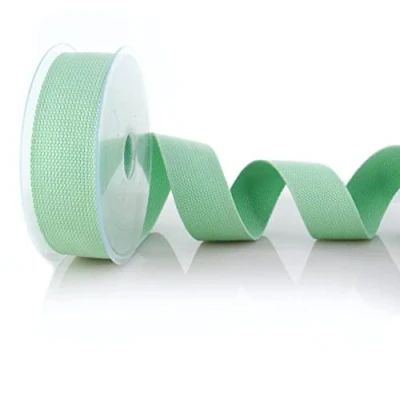 Image of Trimz Cotton Webbing, Mint, 40mm