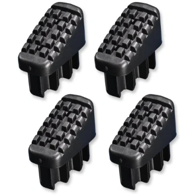 Image of Hailo 9920 001 Plastic Feet Set 2 x for Climbing and Supporting Rails