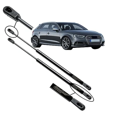 Image of Ramor Strutz 2x Boot Gas Struts Compatible with a Audi A3 (8V1, 8VK) 2012 2025. Tailgate Springs Replacement for 8V3827552 and others.