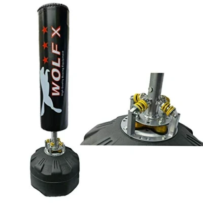 Image of Wolf x Adult Free Standing Boxing Punch Bag, Heavy Duty Punching Bag Stand with Suction Cup Base